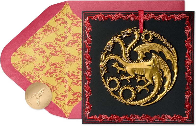 Game of Thrones Targaryen Sigil Christmas Ornament