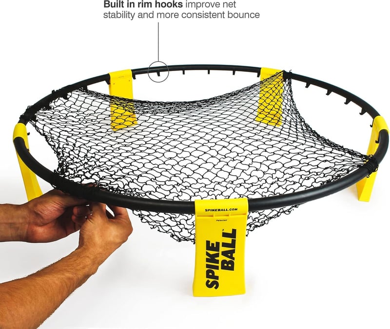Spikeball Original Roundnet Set with 3 Balls & Bag