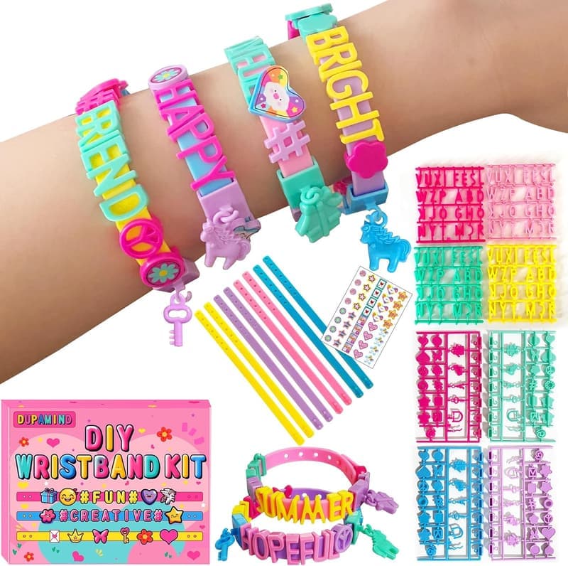 DIY Friendship Bracelet Making Kit for Kids, Ages 5-12
