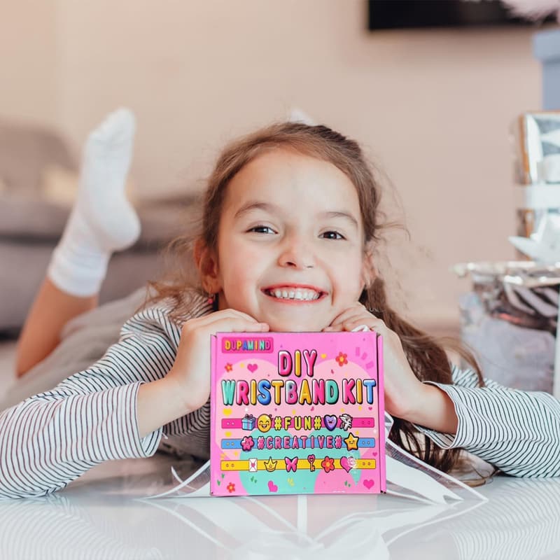DIY Friendship Bracelet Making Kit for Kids, Ages 5-12