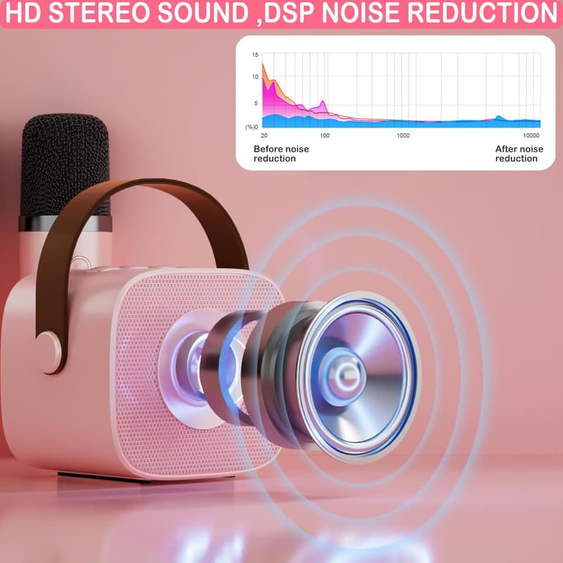 Kids' Mini Karaoke Machine – Perfect Christmas/Birthday Gift