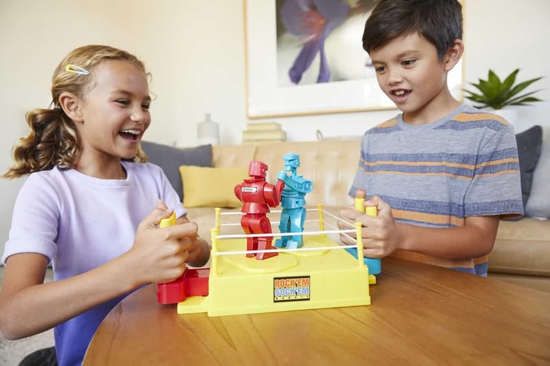 Rock 'Em Sock 'Em Robots Boxing Game by Mattel
