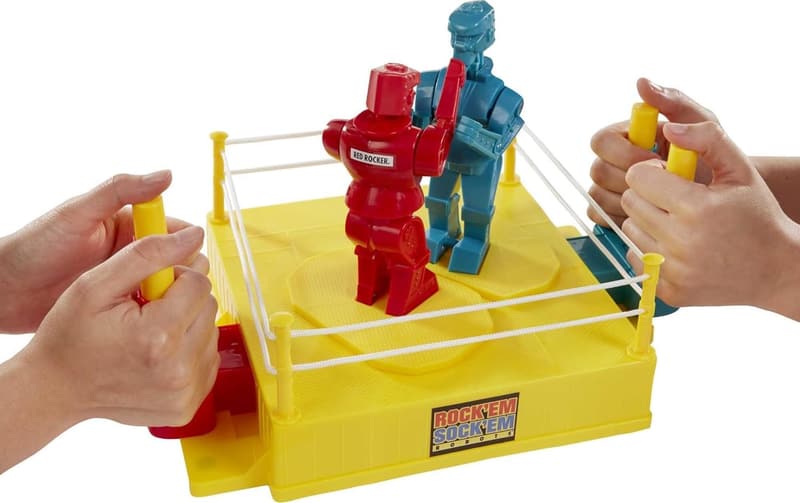 Rock 'Em Sock 'Em Robots Boxing Game by Mattel