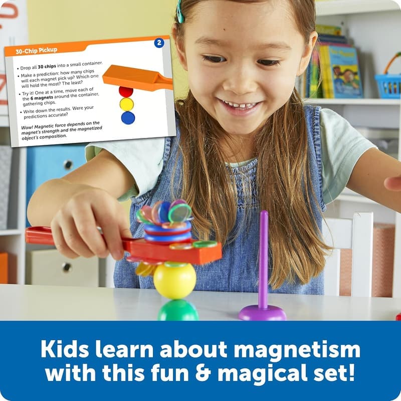 STEM Explorers Magnet Movers Set for Ages 5+, 39 Pieces