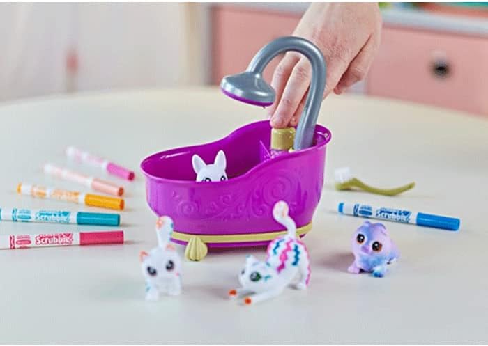 Crayola Scribble Scrubbies Washable Pet Care Set for Kids