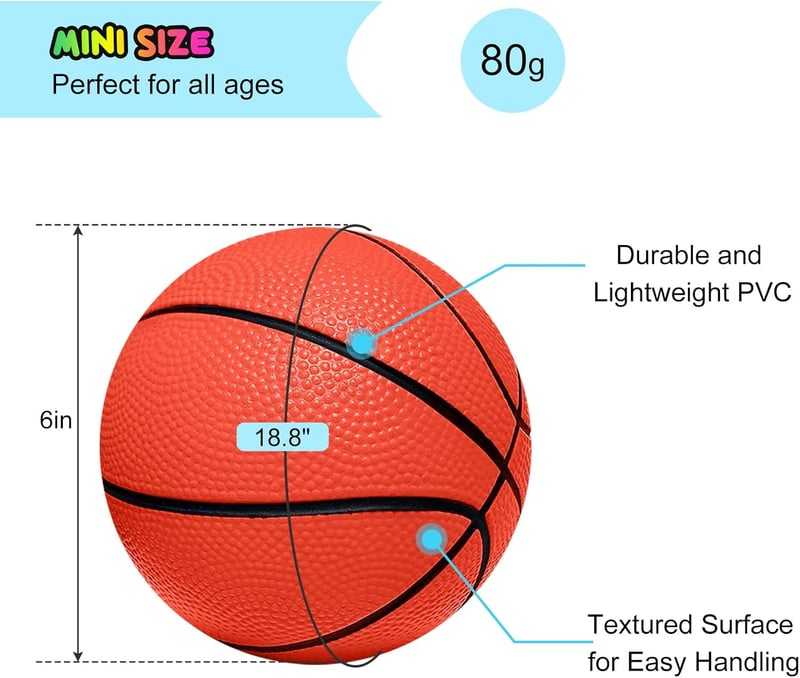 Mini Basketball Set - 5 Pack 6