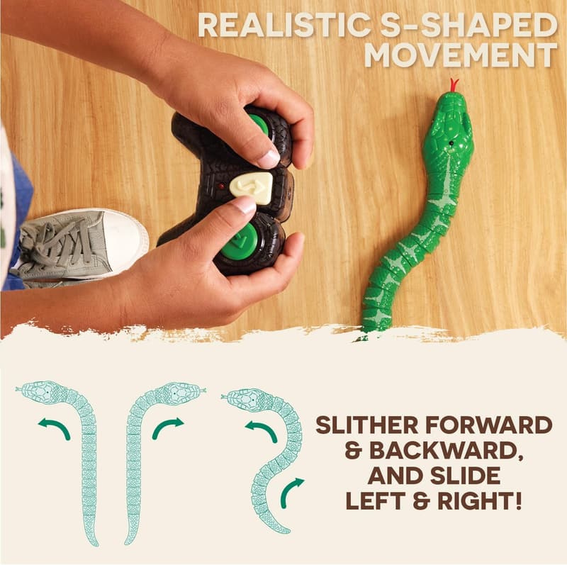 Remote Control Emerald Tree Boa - Electronic Snake Toy for Kids