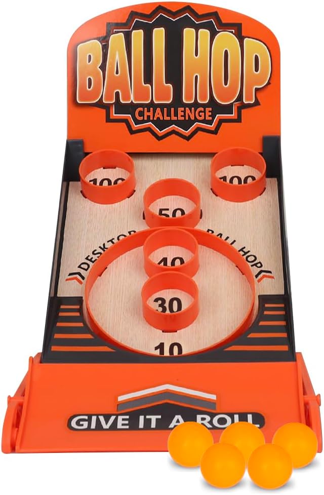 Collapsible Ball Hop Game - Tabletop Party Activity