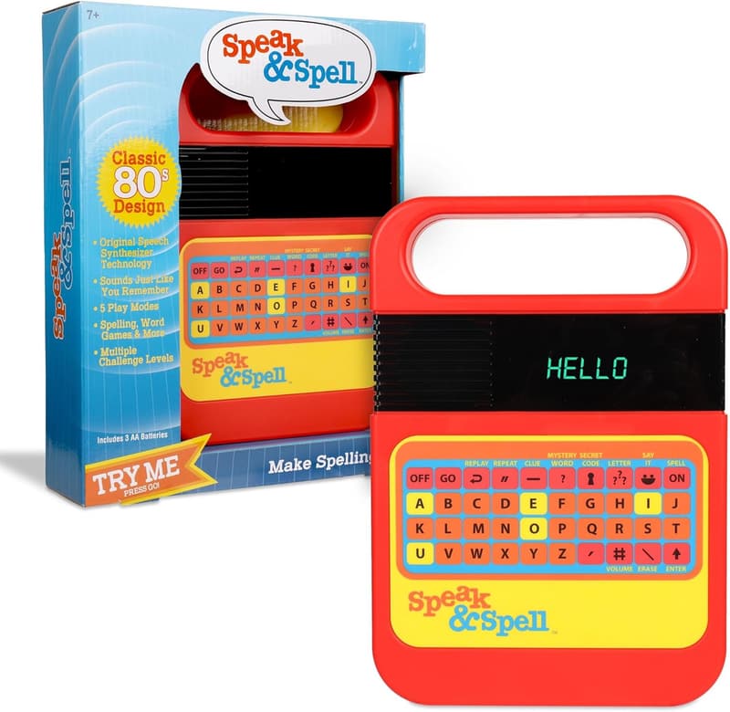 Educational Speak & Spell Game - Retro Learning Toy for Kids