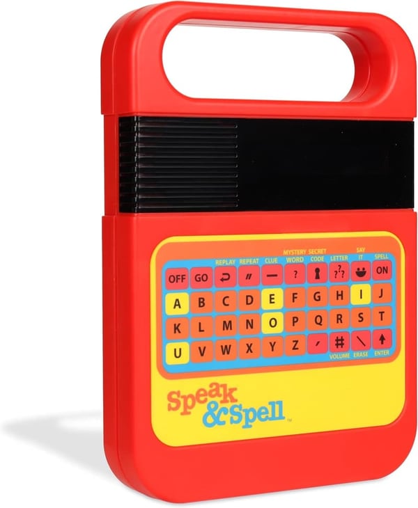 Educational Speak & Spell Game - Retro Learning Toy for Kids