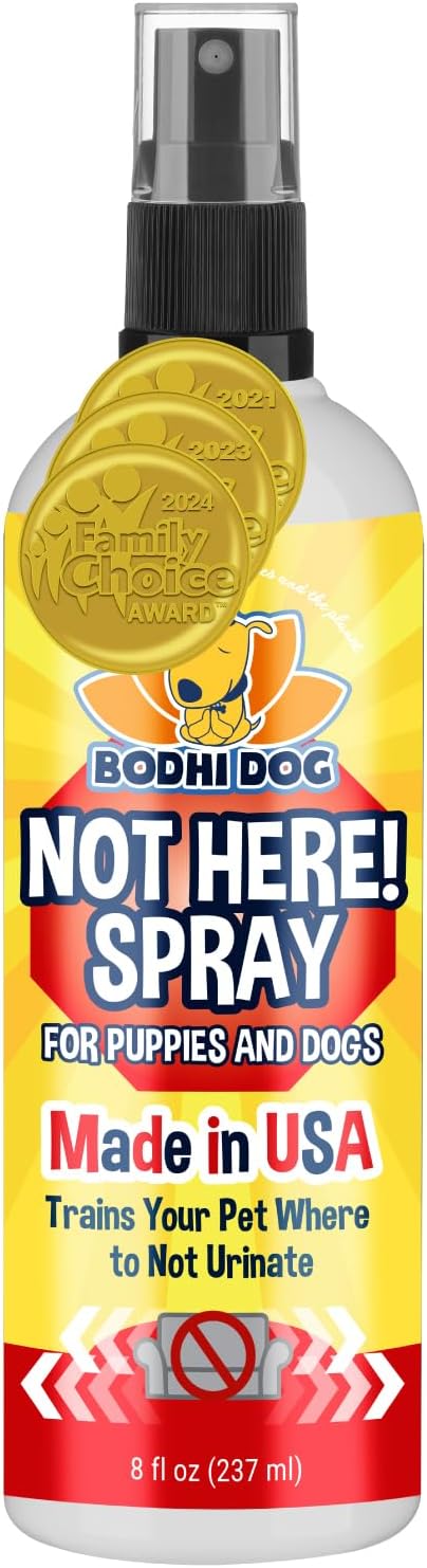 Pet Training Spray - Anti-Mark Deterrent for Indoor/Outdoor Use (8 Fl Oz)