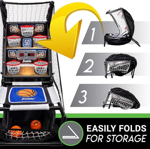 Tabletop Electronic Basketball Arcade Game