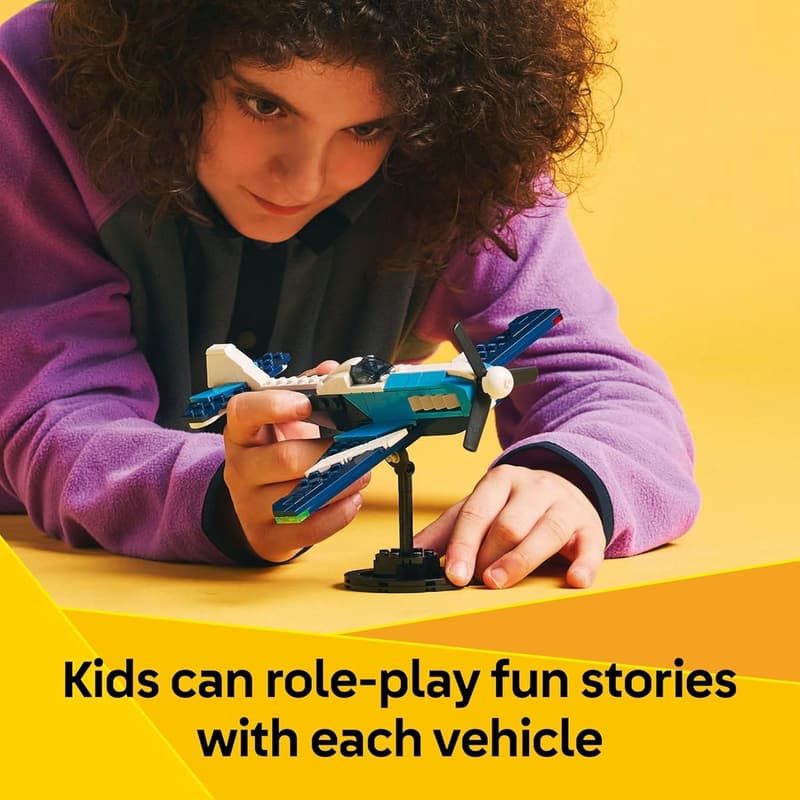 LEGO Creator 3-in-1 Aircraft Building Toy for Kids 7+