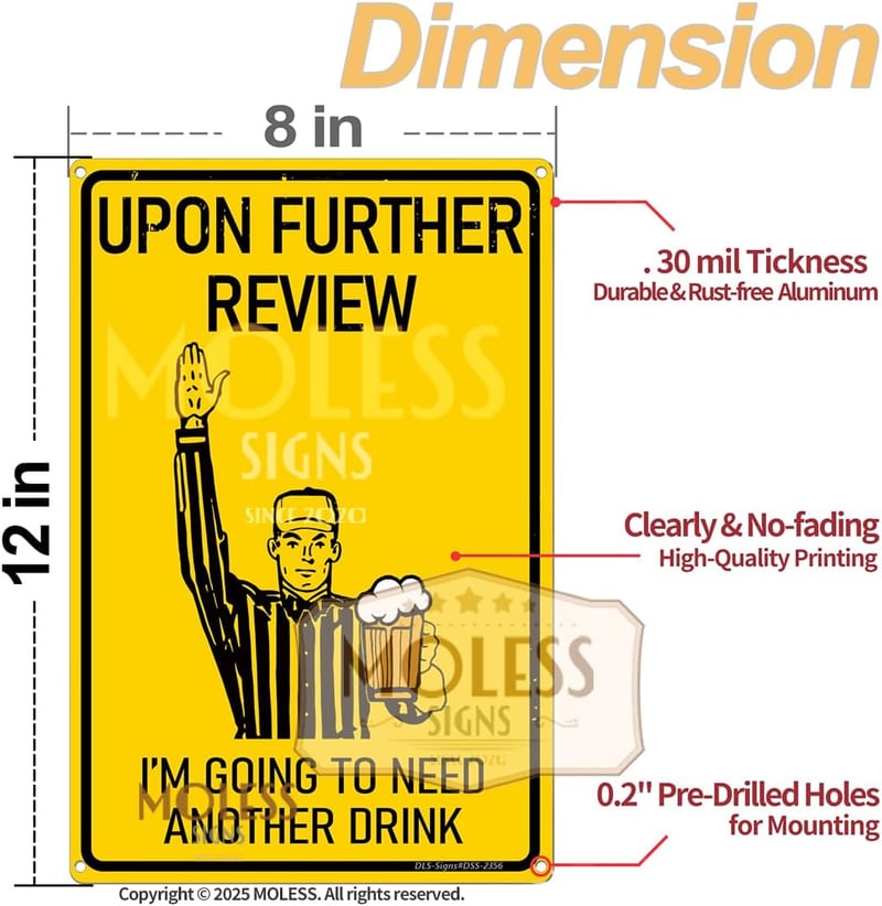 Funny Metal Bar Sign – 