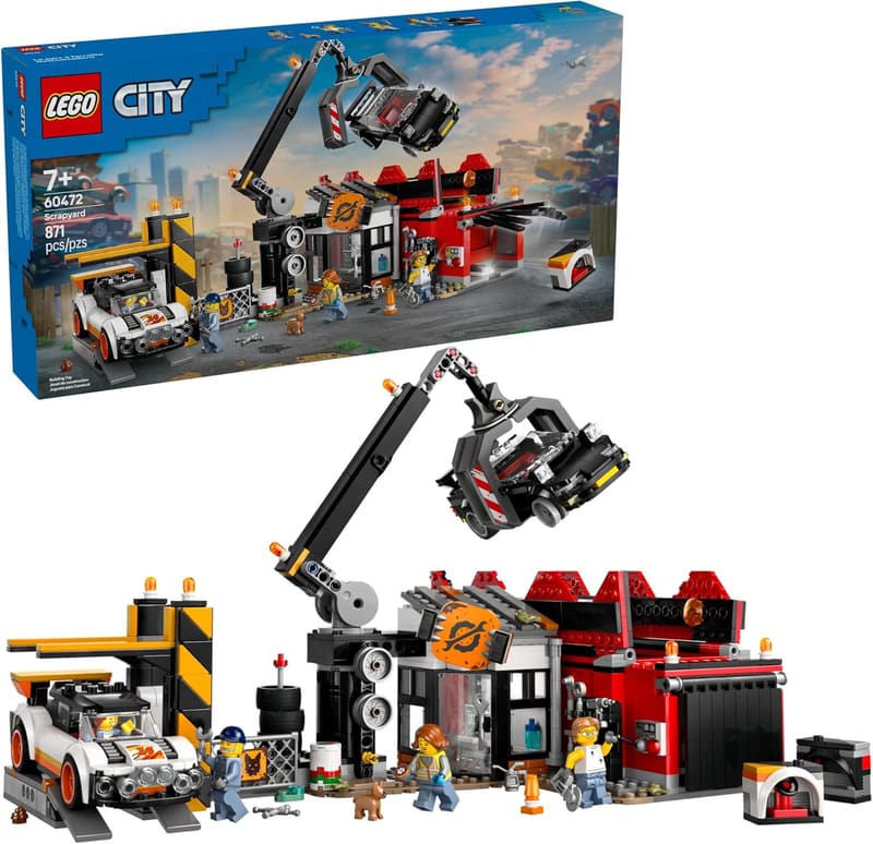 LEGO City Scrapyard Playset - Building Toy for Kids Ages 7+