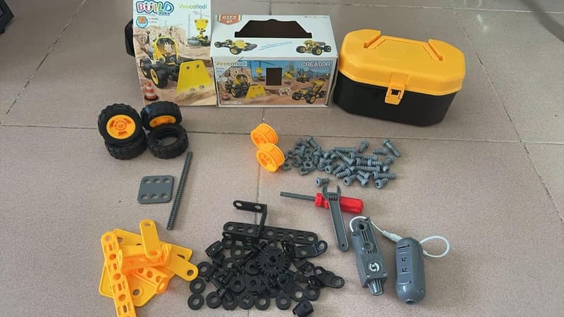 10-in-1 Electric STEM Building Blocks for Boys 4-8