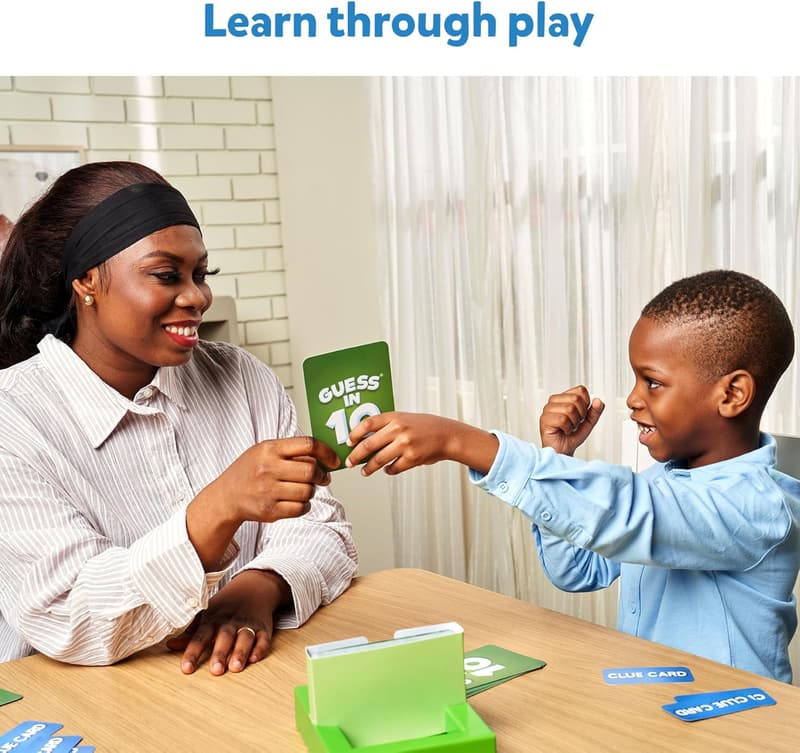 Animal Planet Guess in 10 Card Game for Kids and Adults