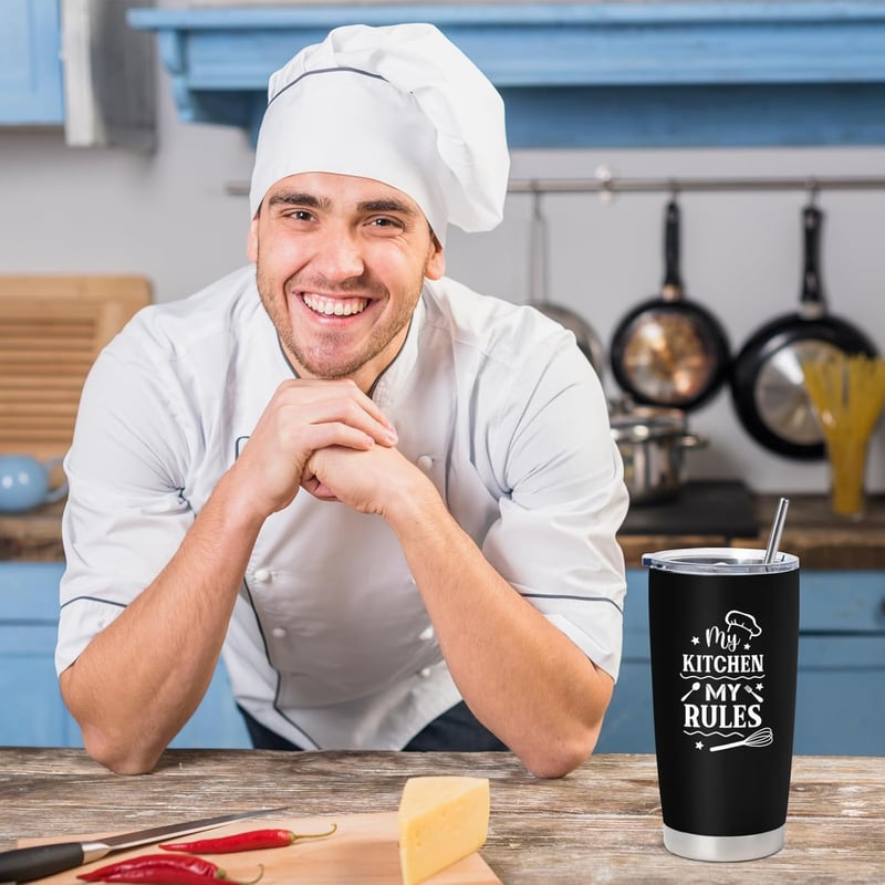 Gifts for Cooking Lovers: 20oz Tumbler for Men