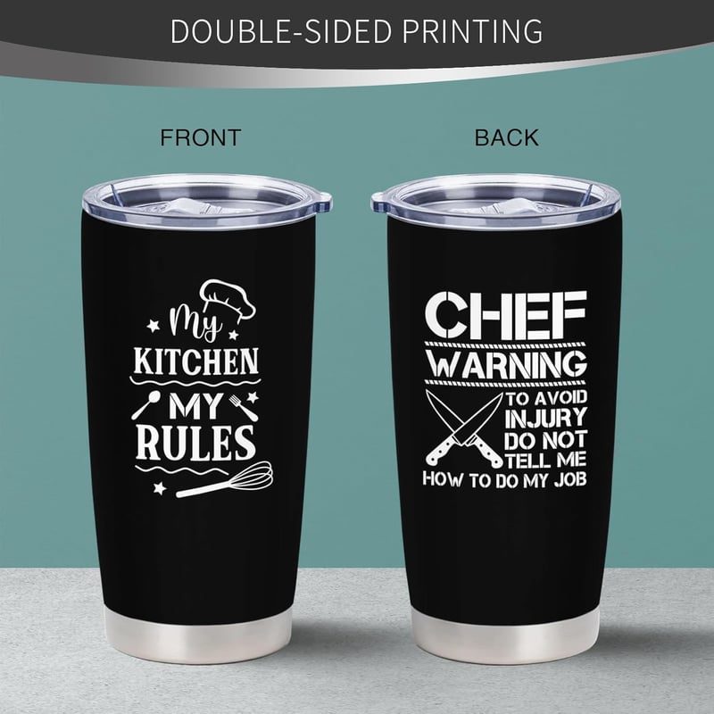 Gifts for Cooking Lovers: 20oz Tumbler for Men