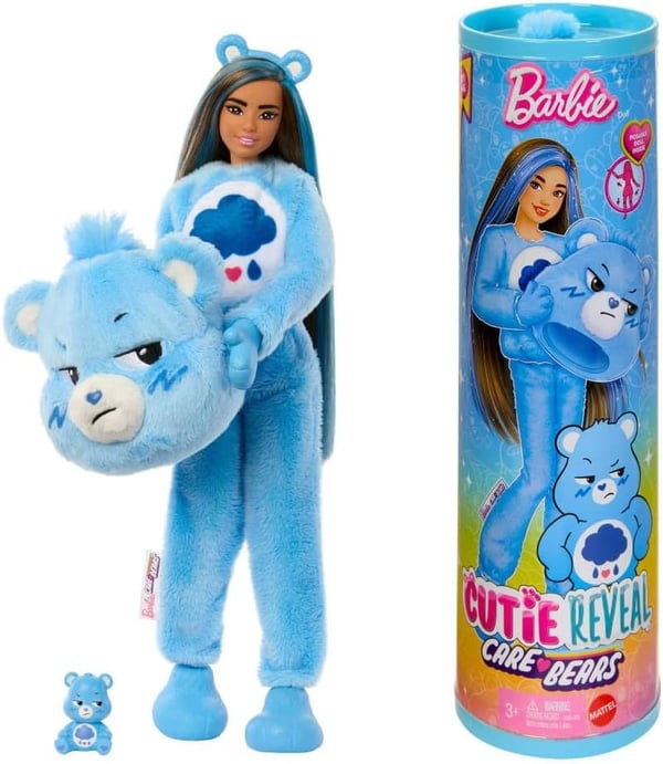 Barbie Cutie Reveal Grumpy Bear Doll & Accessories Set