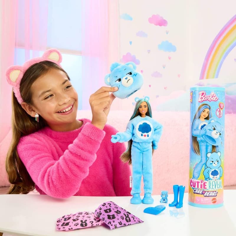Barbie Cutie Reveal Grumpy Bear Doll & Accessories Set
