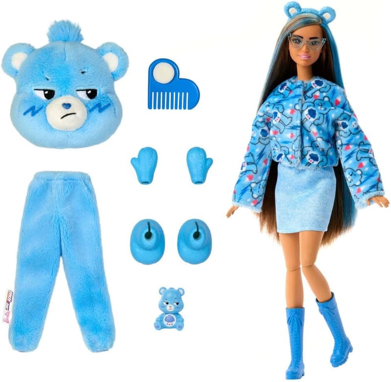 Barbie Cutie Reveal Grumpy Bear Doll & Accessories Set