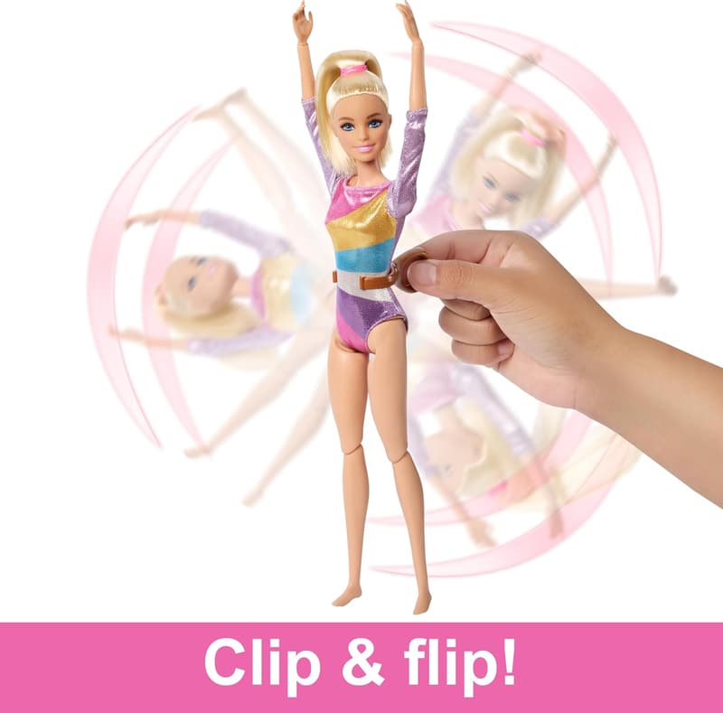 Gymnastics Playset with Barbie Doll & Accessories