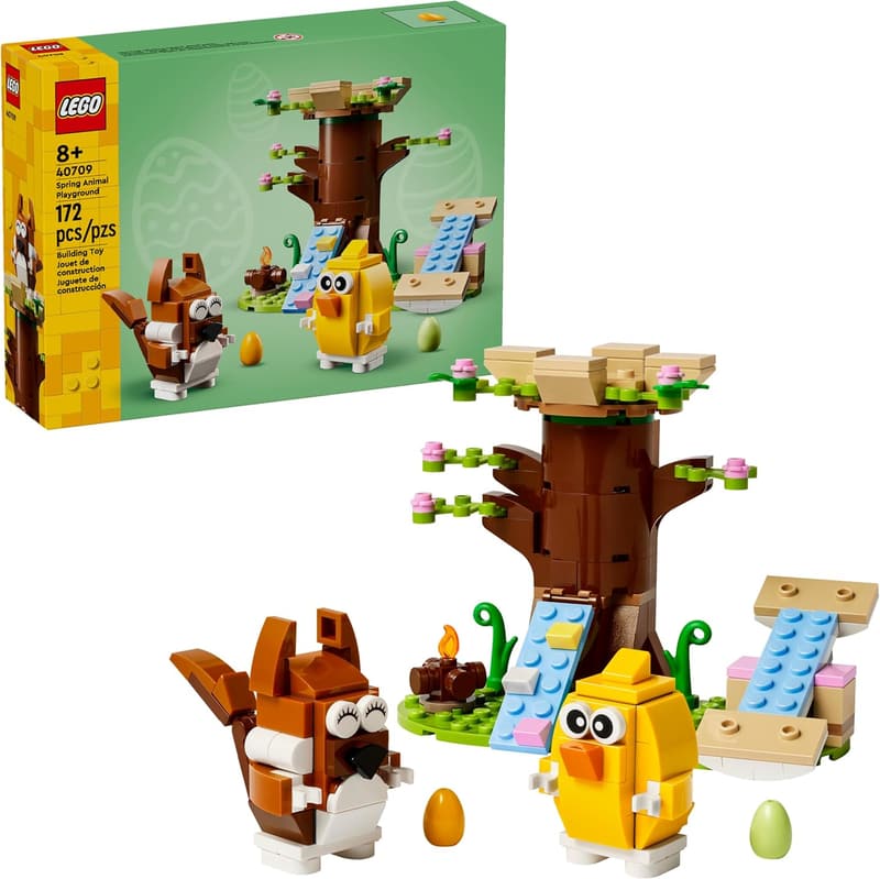 Spring Animal Playground LEGO Set - Building Toy for Kids 8+