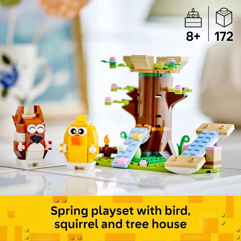 Spring Animal Playground LEGO Set - Building Toy for Kids 8+