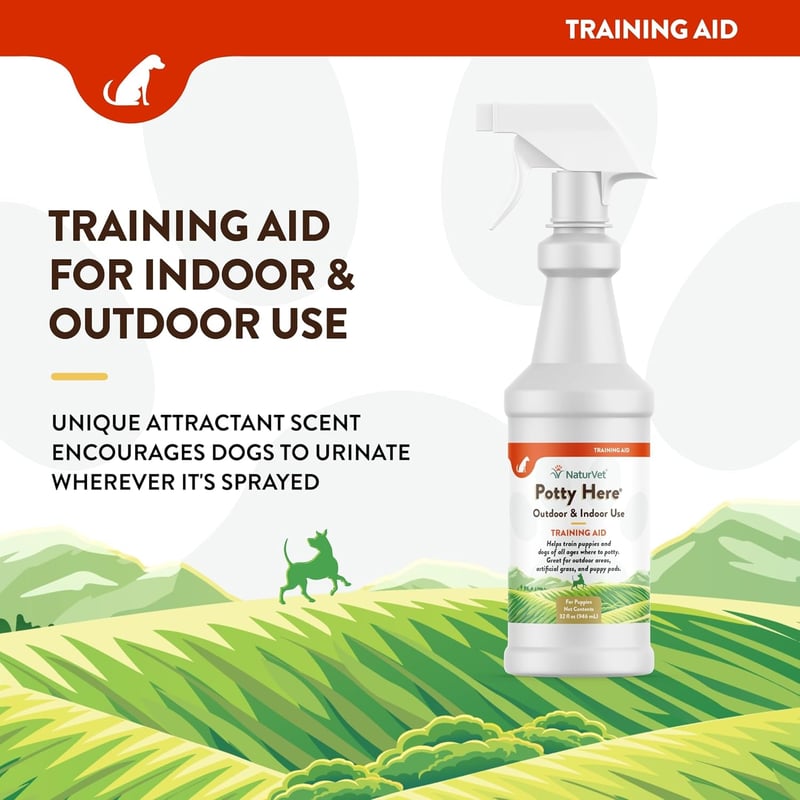 Potty Here Training Aid Spray for Dogs - 32 oz