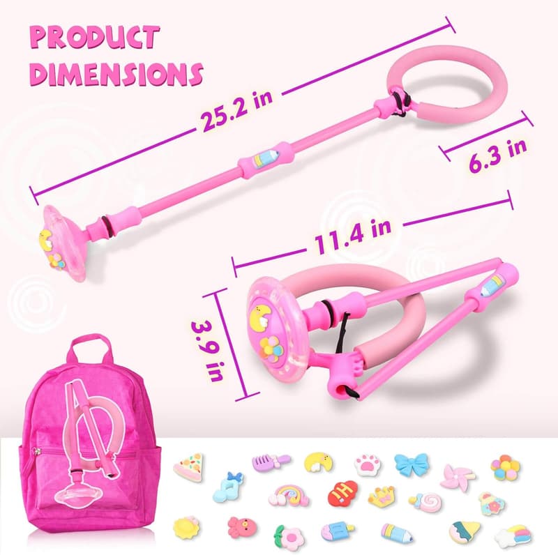 Outdoor Skip Ball Toy for Girls Ages 4-12