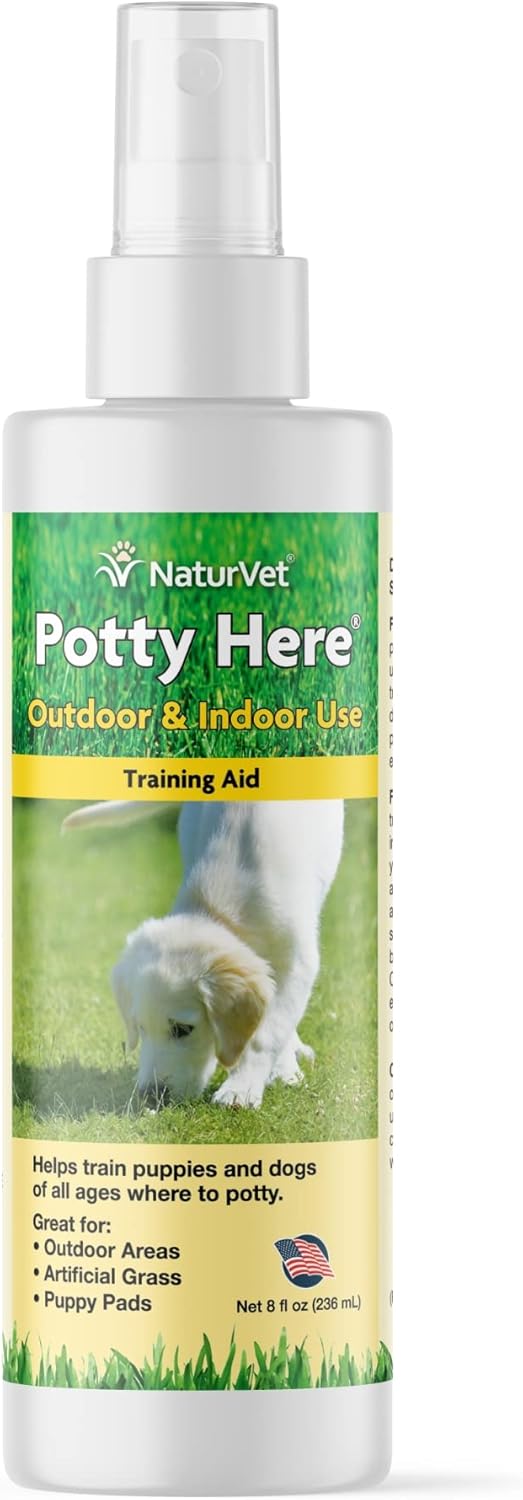 Potty Here Training Aid Spray - 8 oz for Puppies & Dogs