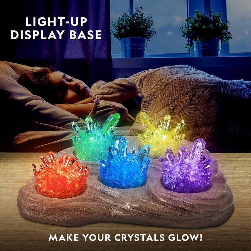 Mega Crystal Growing Kit for Kids - Science Experiment Gift