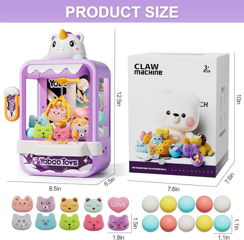 Claw Machine Arcade Game for Kids Ages 3-8
