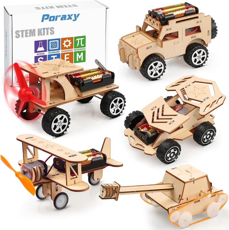 STEM Building Project Kit for Kids Age 8-13, Birthday Gift
