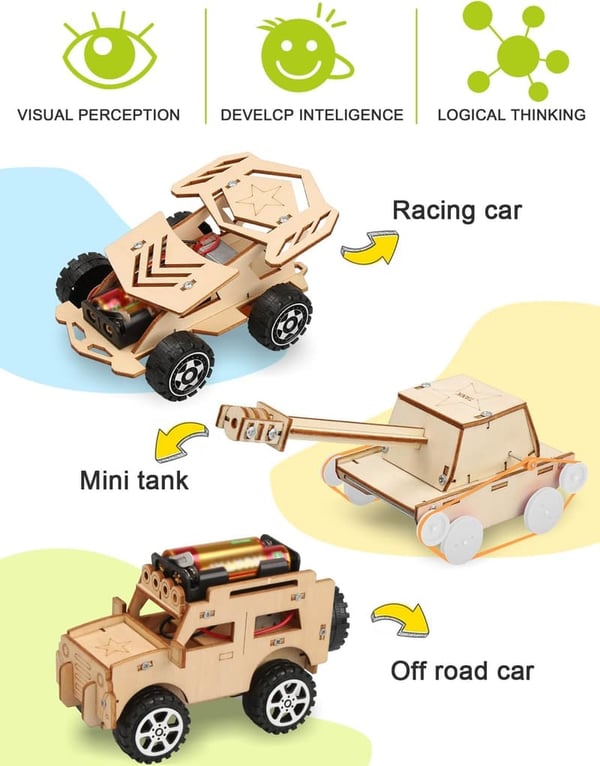 STEM Building Project Kit for Kids Age 8-13, Birthday Gift