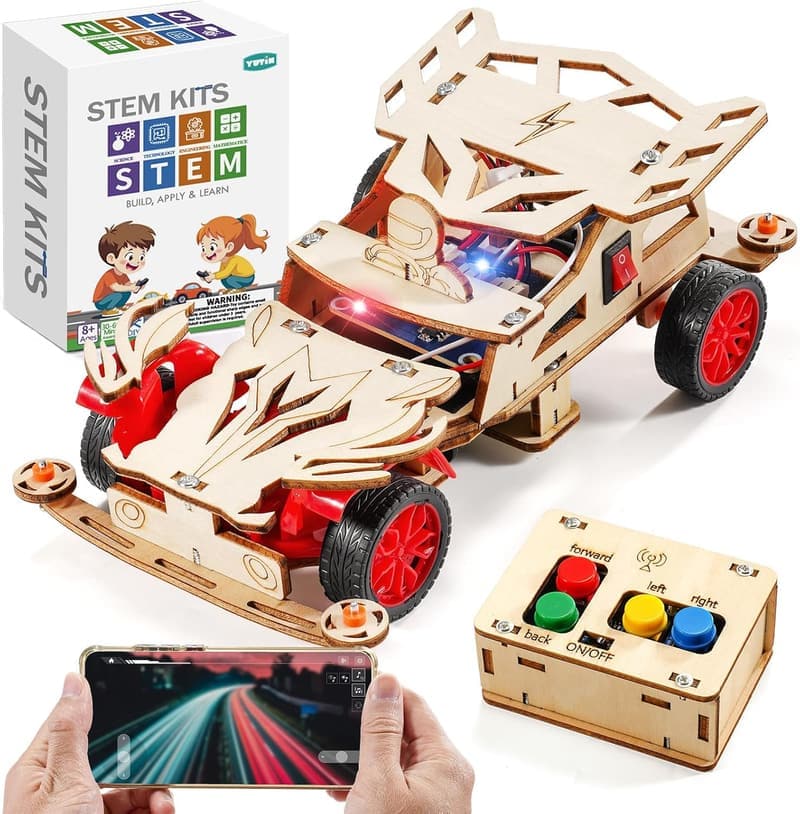 STEM Remote Control Car Building Kit for Ages 8-12