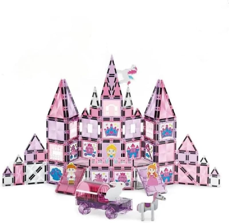 3D Magnetic Building Blocks - 126pcs STEM Toys for Kids 3-8