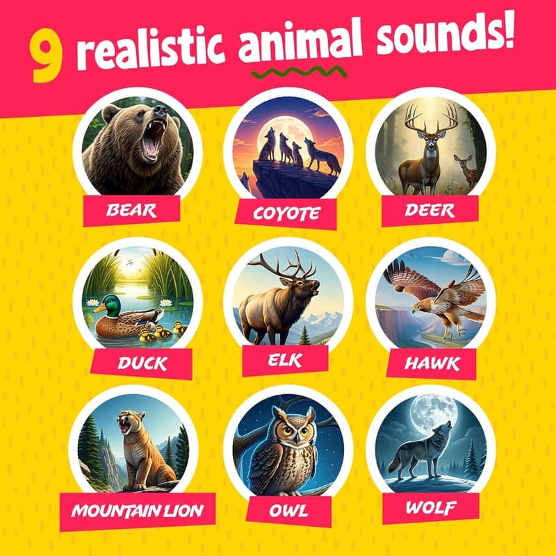 Rechargeable Animal Caller - Outdoor Toy for Kids Ages 3-7