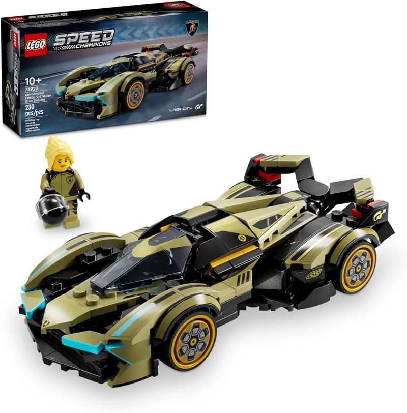 LEGO Speed Champions Lamborghini V12 GT Car Set for Kids