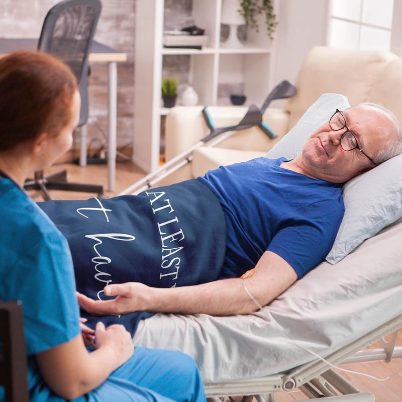 Get Well Soon Blanket for Women & Men - 60