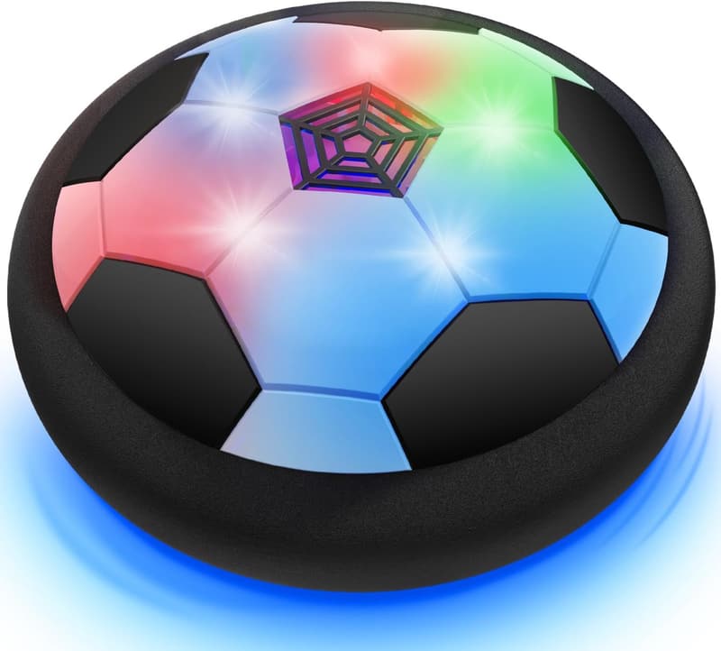 LED Hover Soccer Ball - Indoor/Outdoor Game for Kids Ages 3-12