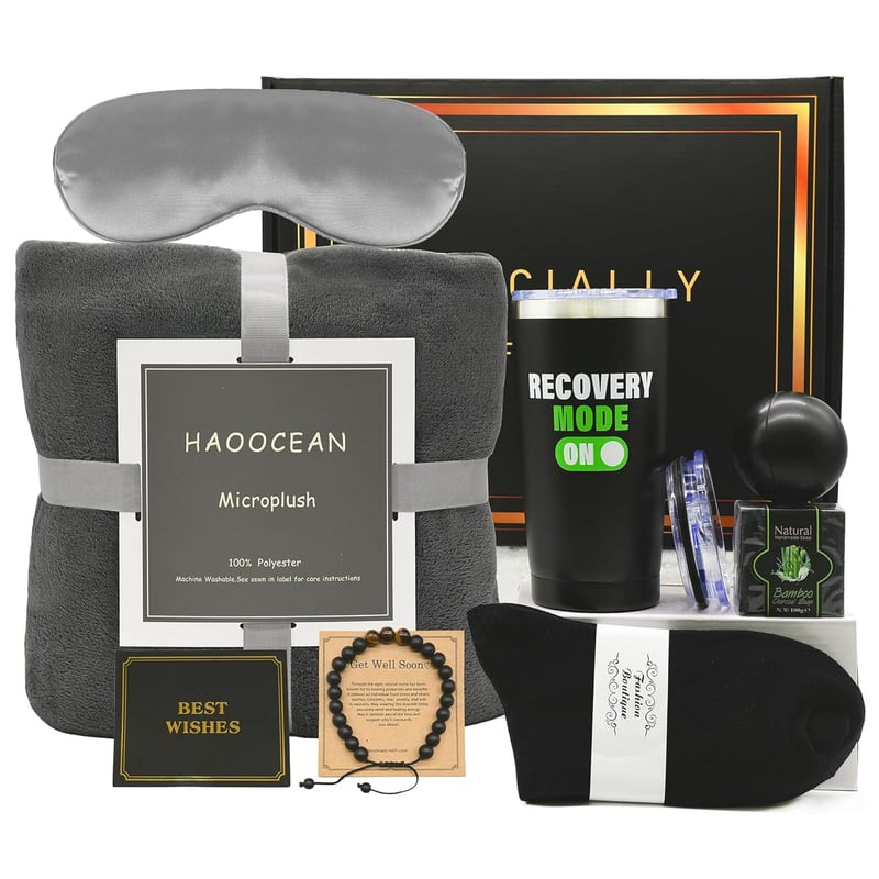 Get Well Soon Gift Basket for Men After Surgery