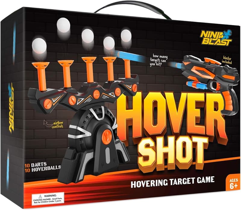 Nerf Gun Ball Target Game - Fun Birthday Gift for Kids 6+