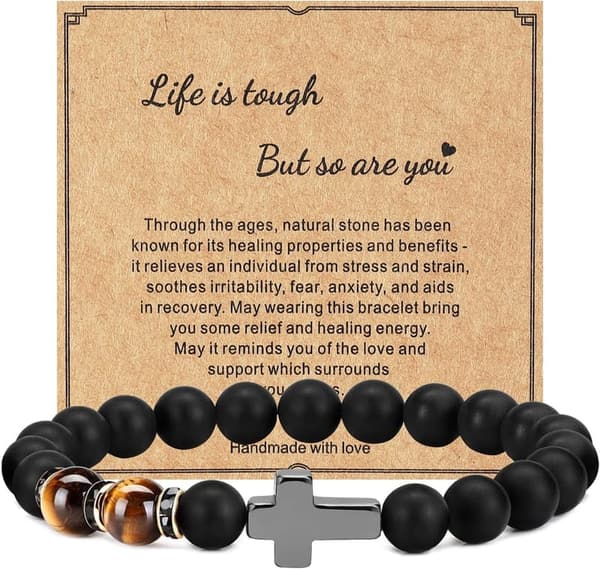 Get Well Soon: Natural Healing Stone Bracelets for Men