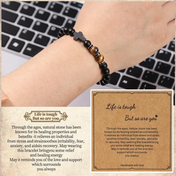 Get Well Soon: Natural Healing Stone Bracelets for Men