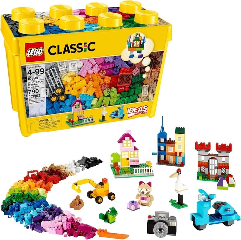 LEGO Classic Large Creative Brick Box Building Set for Kids