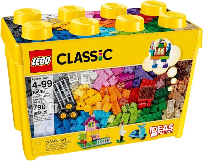 LEGO Classic Large Creative Brick Box Building Set for Kids