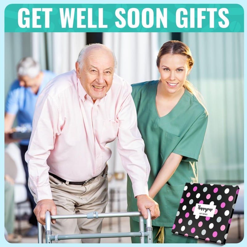 Get Well Soon Gift: Black Recovery Socks for Men