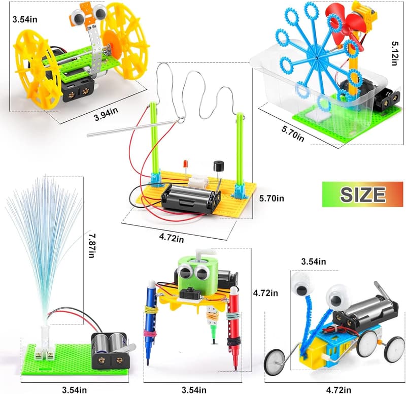 STEM Robotics Kit for Kids 6-12 - Build & Experiment